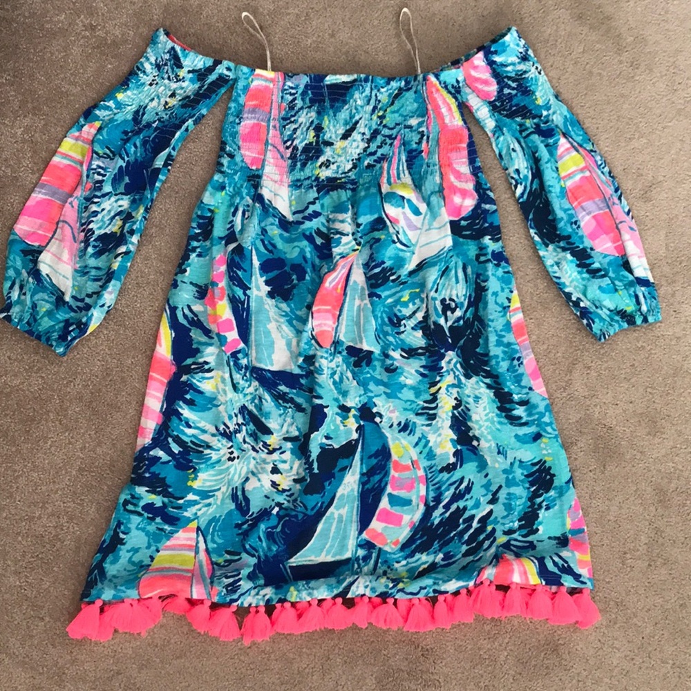 Off shoulder Lily Pulitzer dress